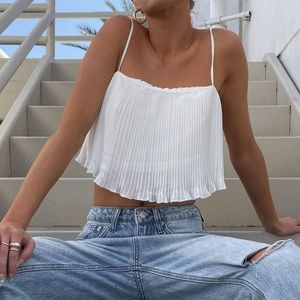 Princess Polly Arrowhead top white